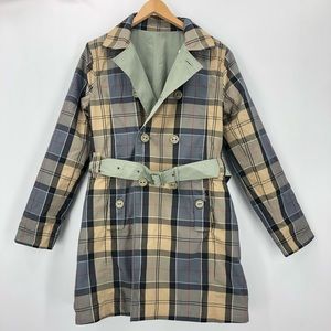 Barbour NWT $399 12 Cedar reversible trench sage